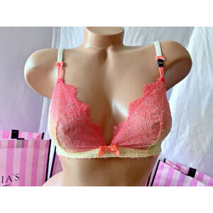 Victoria's Secret Bra Very Sexy Unlined Plunge 34C VINTAGE NWT Ombre